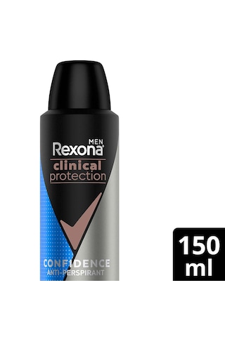 Rexona Men Clinical Protection Erkek Sprey Deodorant Confidence 96 Saat Koruma 150 ml