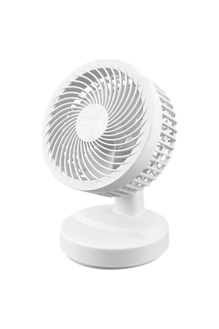 Everest Efn-508 Beyaz 7 İnç 3 Kademeli 2100 Rpm Hız Masaüstü Usb Fan