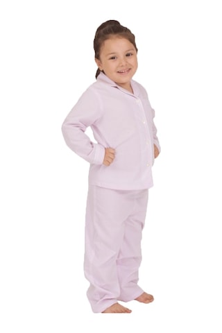 The Don Lila Kareli Kız Çocuk Pijama Takımı (9-14 Yaş)