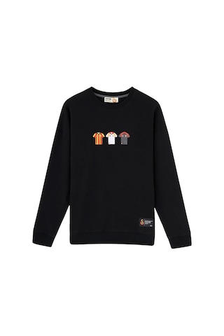 Gsstore X Reflect Studio Basic Yaka Forma Icon Sweatshirt E242402 Siyah
