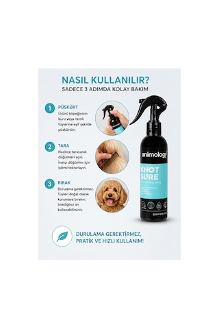 Animology Knot Sure Kıtık Açıcı Köpek Temizlik Spreyi 250 ML