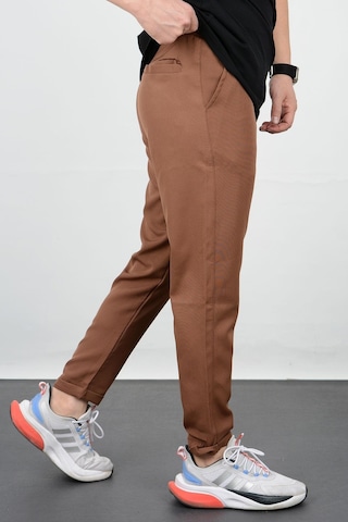 Edwoxmen Erkek Slim Fit Beli Lastikli Double Paça Jogger Pantolon Kahverengi Edw073-kahverengi Kahverengi