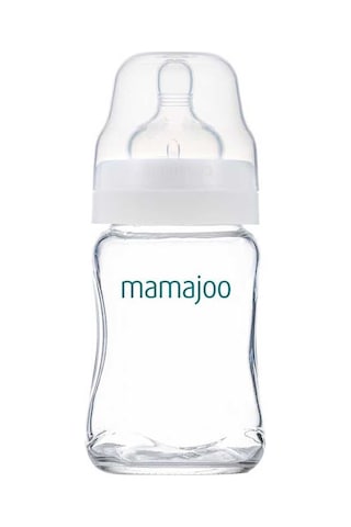 Mamajoo Cam Anti-kolik Biberon 180 Ml, Yenidoğan Bebek, 0ay+, Yavaş Akışlı