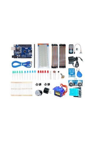 Arduino Proje Geliştirme Seti 56 Parça İleri Seviye Türkçe Proje Kitabı + Örnek Kod Stem