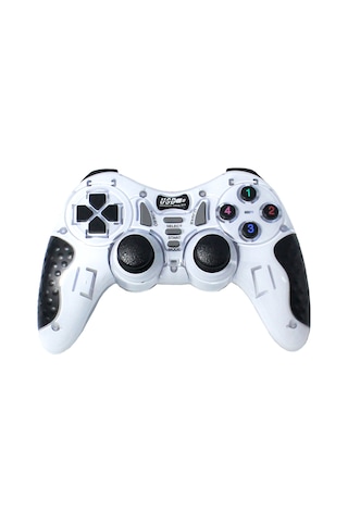 Schitec 7in1 Pc/ps2/ps2/ps3/pc360/tv/tvbox/android Cihazlar İle Uyumlu Kablosuz Gamepad Beyaz