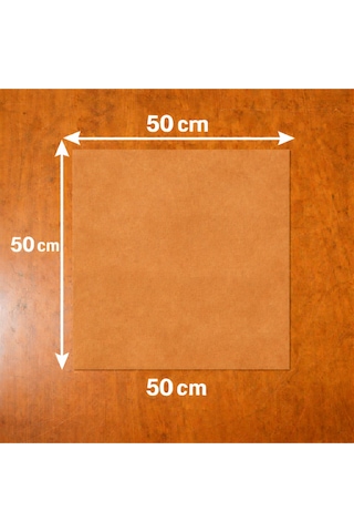 Kendinden Yapışkanlı Alkantara Süet Suni Deri ''tek Kullanımlık Tamir Kiti'' 50 X 50 - Taba Taba