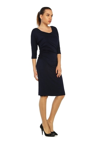 Bulalgiy Kadın Lacivert Jersey Elbise - Bga318721