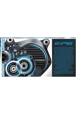 Carraro Kıfuka E-fs 6.0 27,5" Dağ Bisikleti Ep8 Mavi 44cm Mavi