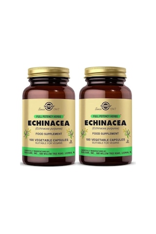 Solgar Echinacea 520 Mg 100 Kapsül 2 Adet