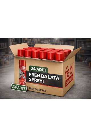 Febi 20001 Fren Balata Temizleme Spreyi 500 Ml 1 Koli 24 Adet Ağır Vasıta Uyumlu
