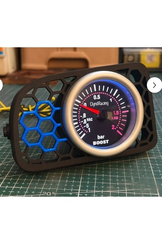 Polo 6r - 6c / Havalandırma Izgara Gösterge Podu Mavi 52mm