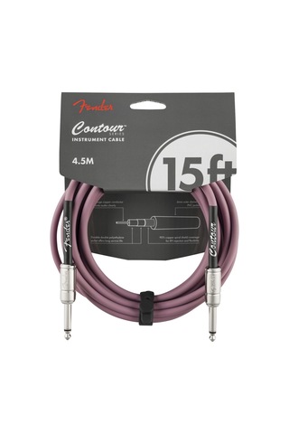 Fender Contour Serisi 4,5 Mt. Gitar Kablosu Burgundy Mist Enstrüman Kablosu
