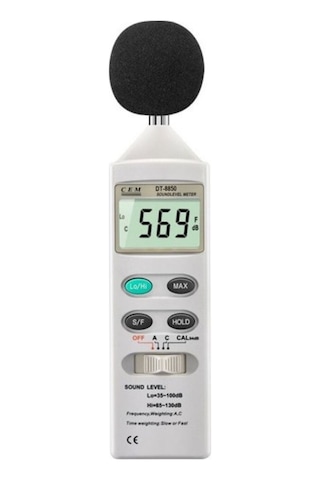 Cem Dt-8850 Gürültü Ve Ses Ölçüm Cihazı