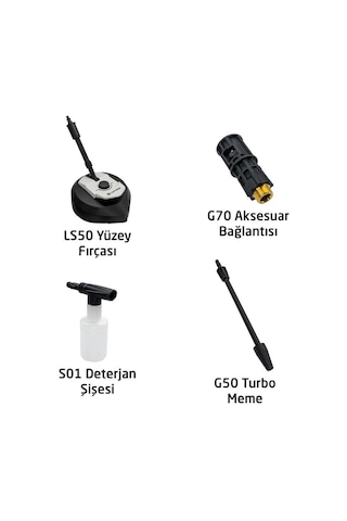 Lutian Lt04ac01 Basınçlı Yıkama Akesuar Seti