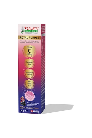 Galata Healthcare Royal Purple 20 Efervesan Tablet