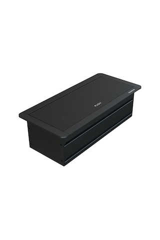 Metalline® Klip-line Bas-Aç Priz Sistemi Usb-A Usb-C - Siyah