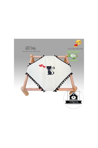 Kedigram Kedi Kulübesi Kedi Hamağı Kedi Evi Oyun Alanı Yatak 50 x 50 CM