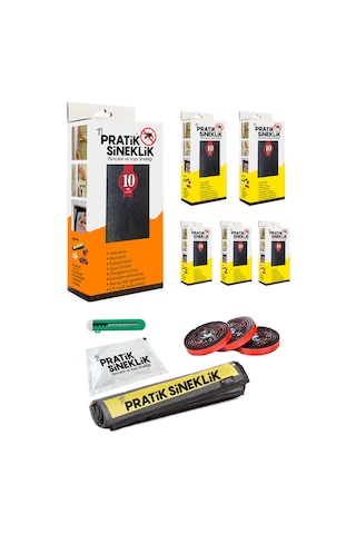 Tt Pratik Sineklik 1 Kapı - 5 Pencere 6' Lı Paket