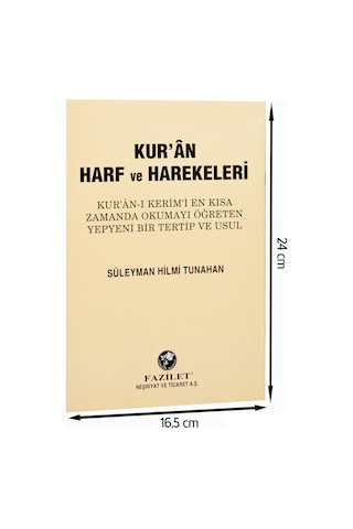 Kur'An Harf Ve Harekeleri-1639 - Süleyman Hilmi Tunahan - Fazilet Neşriyat