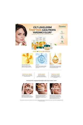 Himalaya Dark Spot Clearing Leke Karşıtı Zerdeçal Özlü Yüz Kremi 50 ML