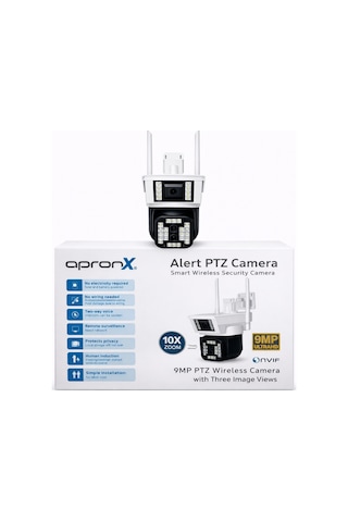Apx-wp363oz 9mp 10x Zoom 2.8mm-12mm İki Kamera Wifi Ptz