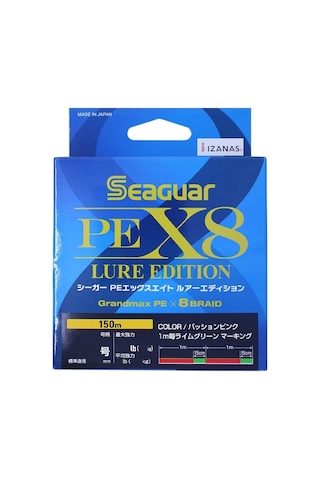 Seaguar Lure Edition 8b Multicolor 150m İp Misina 0,16mm 0,16mm