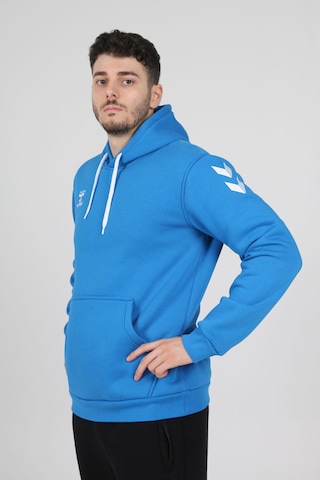 Hummel Armin Pamuklu Hoodie Saks Mavi