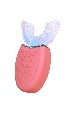 Dianziye Pink U-shaped Electric Toothbrush With 3 Modes - Ipx7 Waterproof, Usb Rechargeable, 5000-15000hz Titreşimli For Deep Cleaning Çok Renkli