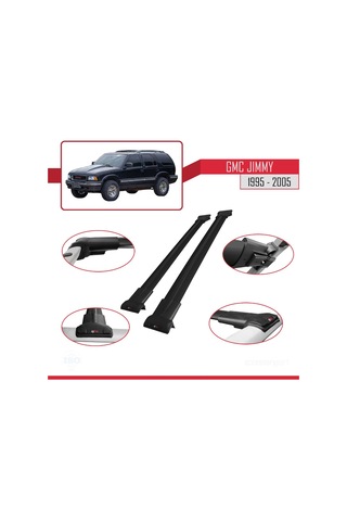 Gmc Jimmy 1995-2005 Arası İle Uyumlu Fly Model Ara Atkı Tavan Bar