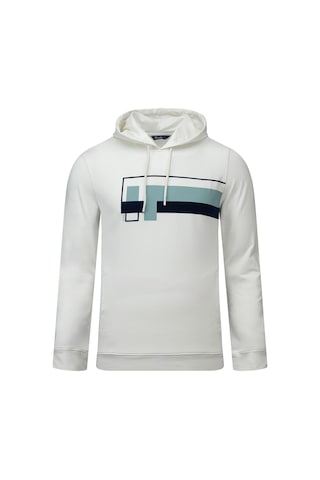 Hatemoğlu Beyaz Regular Fit Baskılı Kapüşonlu Sweatshirt 2977610 Beyaz