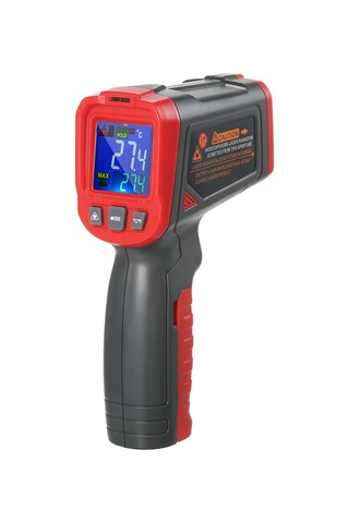 Kızılötesi Lcd Dijital Ekran Sıcaklık Ölçüm Tabancası Kırmızı