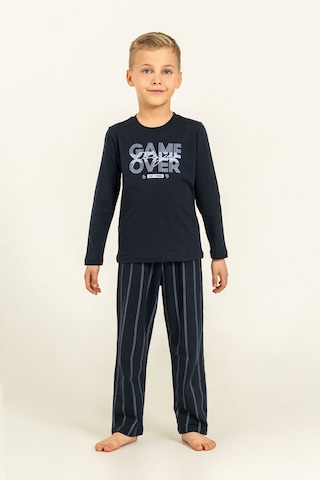 Arnetta Baba Oğul Game Over Lacivert Uzun Kol Pijama Takım Ar3828-a-v1 Ar3828-a-v1