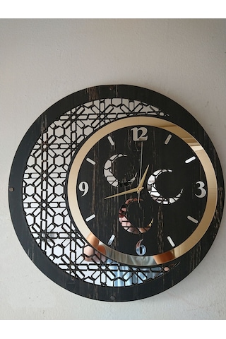 50Cm Duvar Saati Üç Hilal Diğer