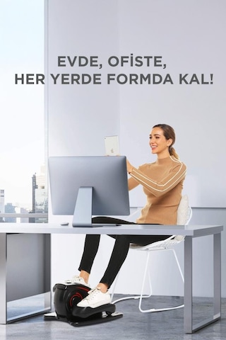 Torima Vep1001 Siyah Eliptik Kondisyon Bisikleti El Ve Ayak Egzersiz Pedalı Kumandalı Egzersiz Aleti Siyah