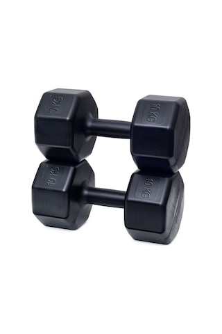 Besinistanbul Besinistanbul 10 Kg Dambıl X 2 Adet 20 Kg Set Sayaçlı Ayarlanabilir El Yayı + Sayaçlı Atlama İpi Siyah
