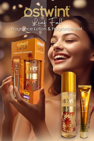 Ostwint Leaf Fall Vücut Spreyi 200ml & Vücut Kremi 50ml Set - Sonbahar Esintisi Ve Oud Parfüm Kokusu