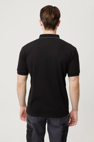 Nepeta Polo Yaka T-shirt Siyah-gri