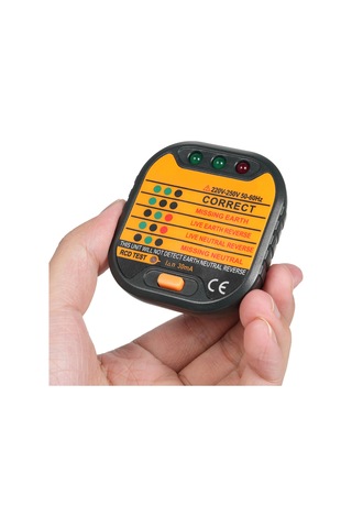 Lepmerkı Taşınabilir Fiş Çıkış Devre Soket Test Cihaz