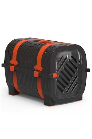 Rainbow Kahverengi-turuncu Kemer Kedi Taşıma Box