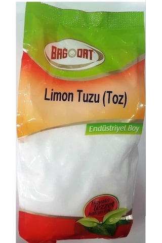 Bağdat Endüstriyel Boy Toz Limon Tuzu 1 KG