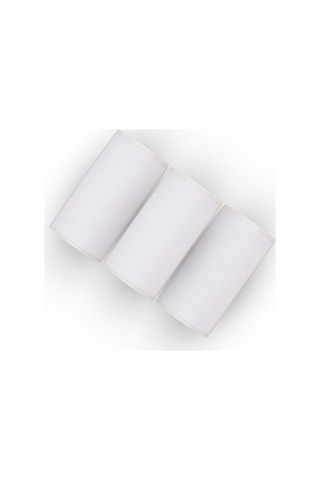 Yaleker 56x30mm Isıya Duyarlı Etiket Kağıdı - Beyaz Üzeri Siyah Yazı - 3 Rollü Kutulu - Kalıcı Basım - Yapışkan Etiketler