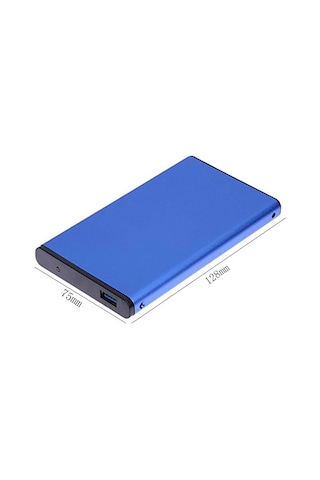 4298 Usb 2.0 Sata Harici 2.5 Hdd Harddisk Kutusu Mavi