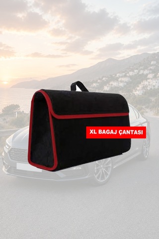 Suzuki Carry Uyumlu Koltuk Yastığı Siyah Renk Bagaj Çantası Lüks Model