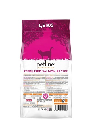 Sensiplus Sterilised Kısırlaştırılmış Kediler İçin Kuru Kedi Maması, Tahılsız, Somonlu, Yetişkin, 1.5kg