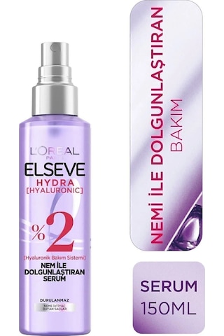ELSEVE Hydra [hyaluronic] Nem Dolduran Şampuan 300ml Nem İle Dolgunlaştıran Serum 150ml Seti