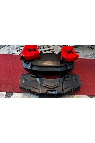 Arwic 3'lü Atv Çanta Seti Segway Yazılı 180 Lt Arka + 80 Lt Ön Çanta + 2 Adet 5 Lt Benzin Bidonu Siyah
