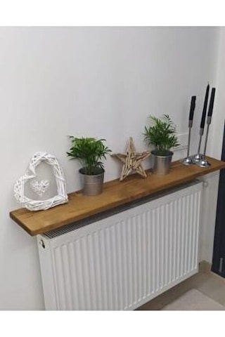 Elit Ahşap 100x15 Petek Üstü Uçan Raf Kaverengi Elit Ahşap 100x15 Petek Üstü Uçan Raf Kaverengi