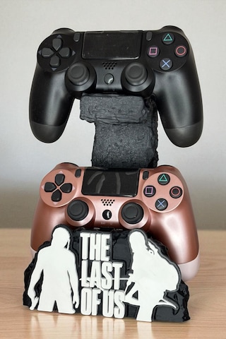 The Last Of Us Temalı 2'li Ps Kol Tutucu Ps4/ps5 3d Baskı & Özel Tasarım Kırmızı
