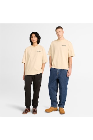 Timberland Outdoor Photo Back Graphic Erkek Gri T-shirt Tb0a5mqr2601 2800153