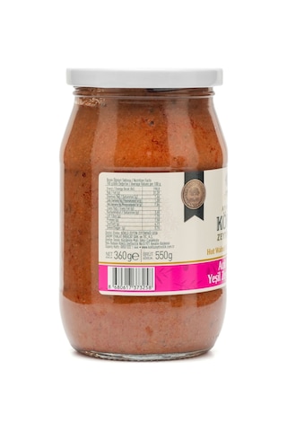 Köklü Acılı Cevizli Yeşil Zeytin Ezmesi 360 Gr